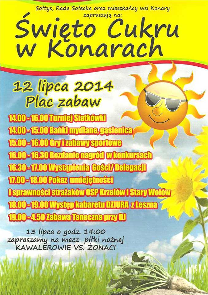 Święto Cukru w Konarach