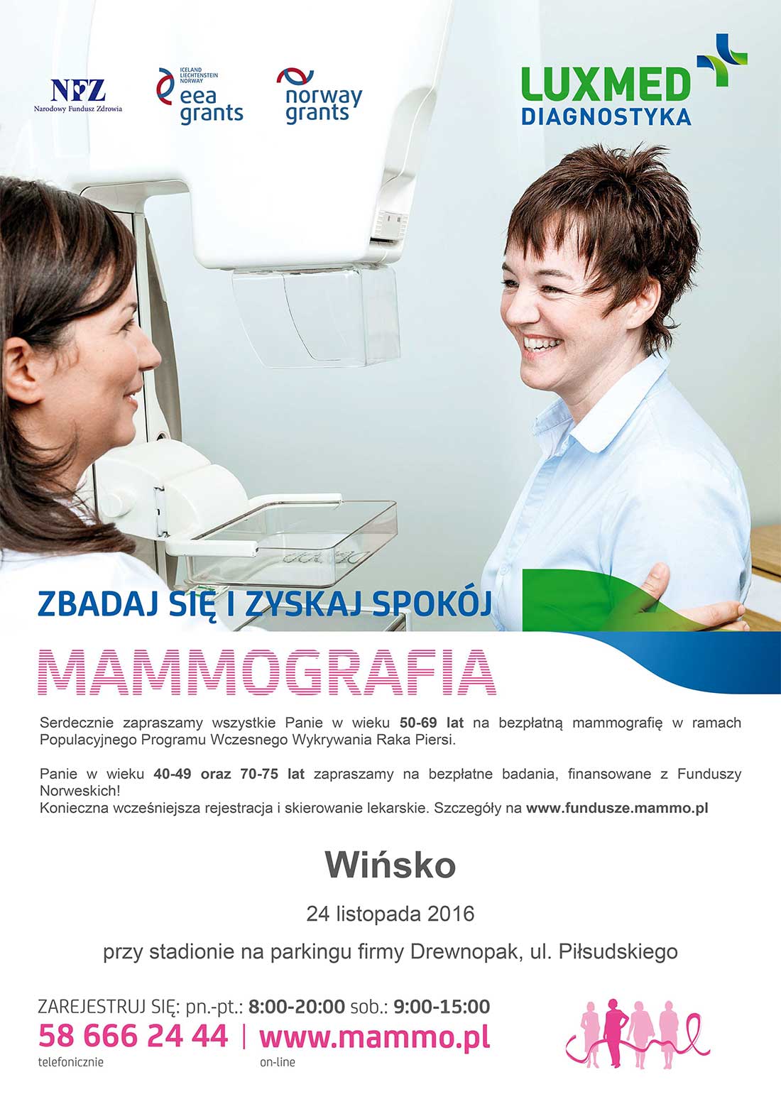 Bezpłatna mammografia w Wińsku